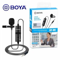 Boya M1 Original Microphone Clear Noiseless Recording For Smartphone, DSLR, Laptop & PC